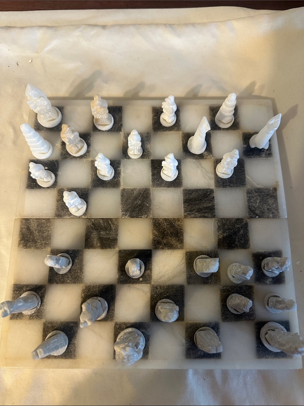 Marble Chess Onyx Chess Set